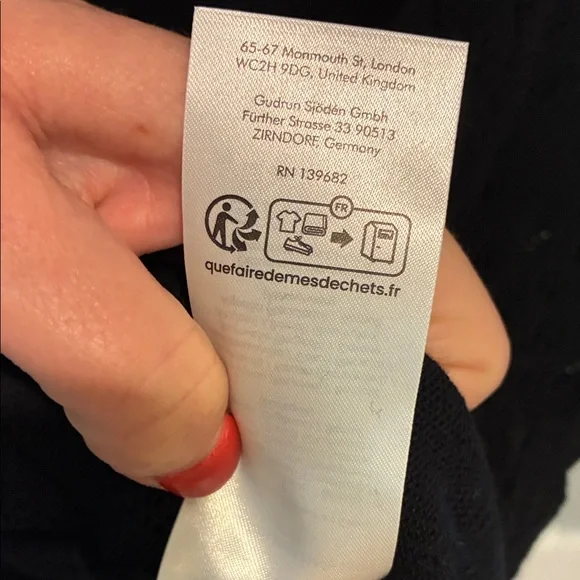 Gudrun Sjoden Black Long Sleeve Dress - Picture 9 of 10